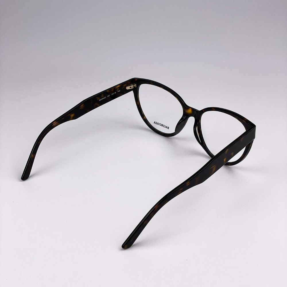 Balenciaga Everyday BB0064O 002 Eyeglasses Havana Gold Cat Eye Women - Picture 8 of 8